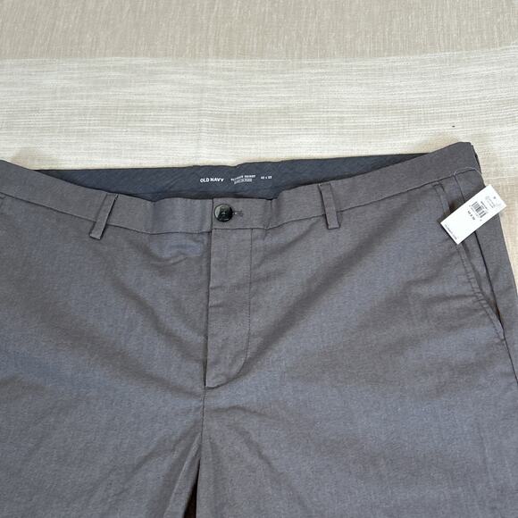 NWT Old Navy Men's 42x32 Ultimate Skinny Built in Flex Gray Pants New - Picture 2 of 8